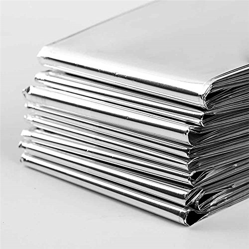 UNIE 3 Pack High Silver Reflective Mylar Film Greenhouse Covering ...