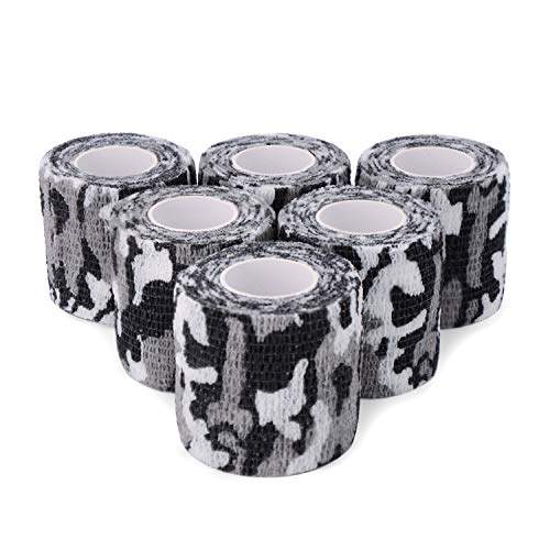Uning Self-Adhesive Camouflage Tape Wrap for , 6 Roll Protectiv...