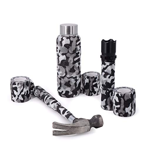 Uning Self-Adhesive Camouflage Tape Wrap for , 6 Roll Protectiv...