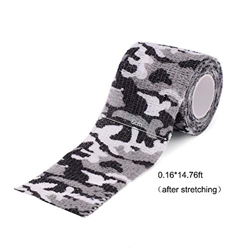 Uning Self-Adhesive Camouflage Tape Wrap for , 6 Roll Protectiv...