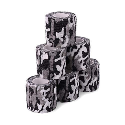 Uning Self-Adhesive Camouflage Tape Wrap for , 6 Roll Protectiv...