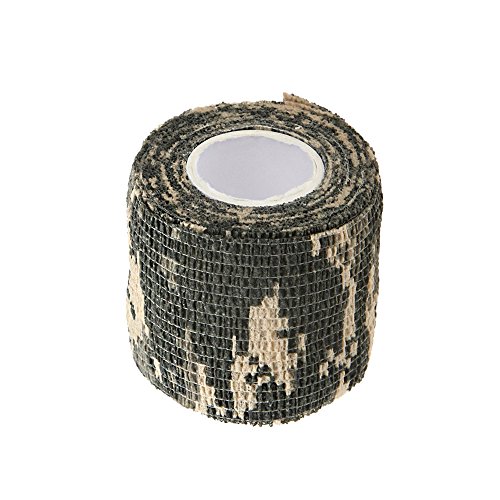 Uning Self-adhesive Protective Camouflage Tape Wrap 5CM x 4.5M Tac...