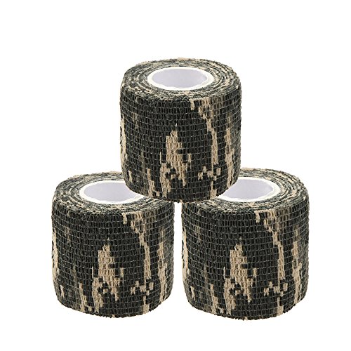 Uning Self-adhesive Protective Camouflage Tape Wrap 5CM x 4.5M Tac...
