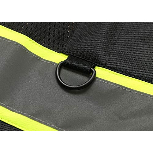 UNINOVA High Visibility Safety Vest - Multi Pockets Reflective Mes...
