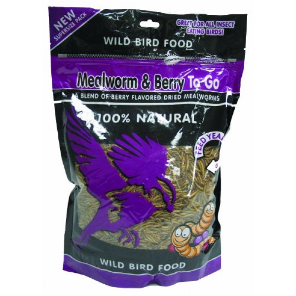 Unipet WB158 Mealworms and Berry To Go, 500 Gram