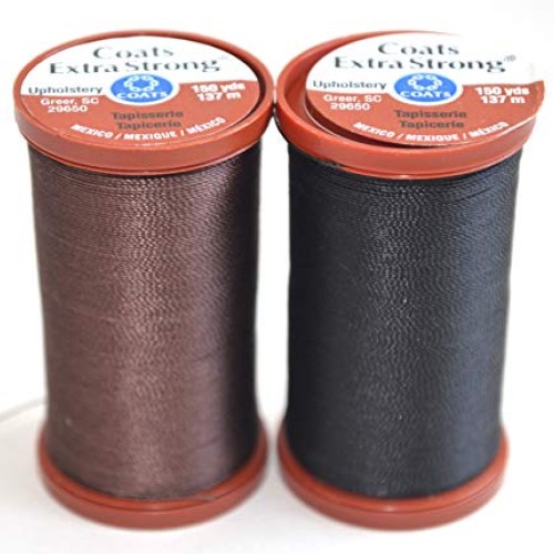 Extra Strong Upholstery Repair Sewing Thread Kit Coats and Clark -...