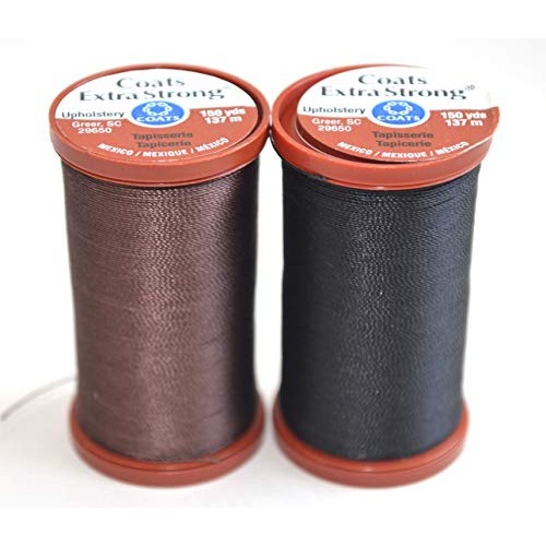 Extra Strong Upholstery Repair Sewing Thread Kit Coats and Clark -...