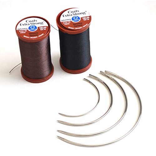 Extra Strong Upholstery Repair Sewing Thread Kit Coats and Clark -...