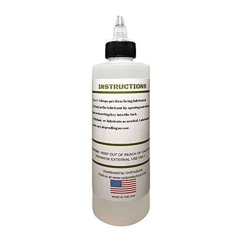 Door, Lock, and Hinge Lubricant - 8 Oz - Great For Sliding Doors, ...