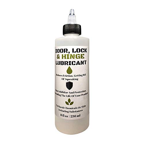 Door, Lock, and Hinge Lubricant - 8 Oz - Great For Sliding Doors, ...