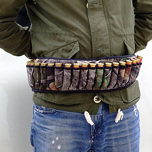 UNISTRENGH Hunting 30-Bullets Holders Waist Bags Outdoors Bandolie...
