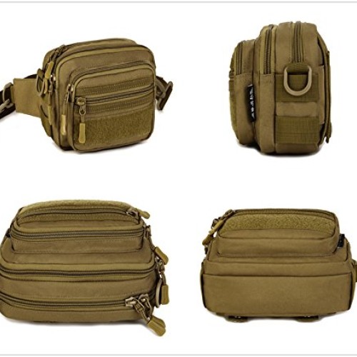 UNISTRENGH Tactical Utility MOLLE Pouch Outdoor Casual Messenger B...