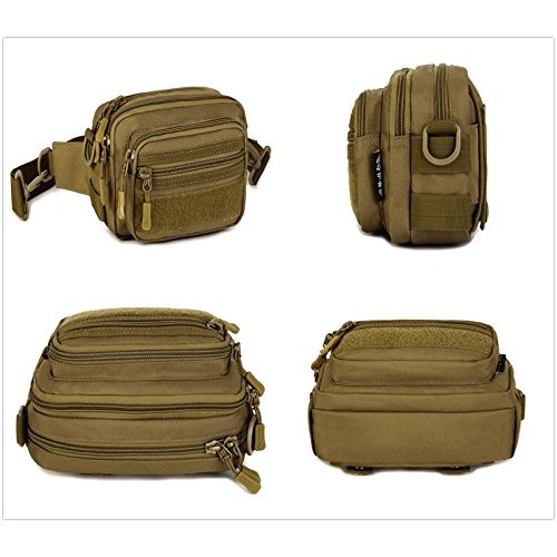 UNISTRENGH Tactical Utility MOLLE Pouch Outdoor Casual Messenger B...