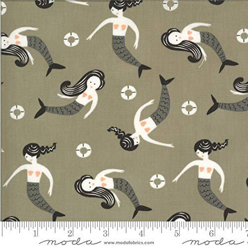 Moda Fish Tales by Annie Brady Quilt Fabric Mermaids Style 16720/2...