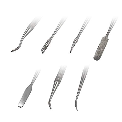 Stainless Steel 7pc Spatula Wax Carver Ceramic Pottery Double Ende...