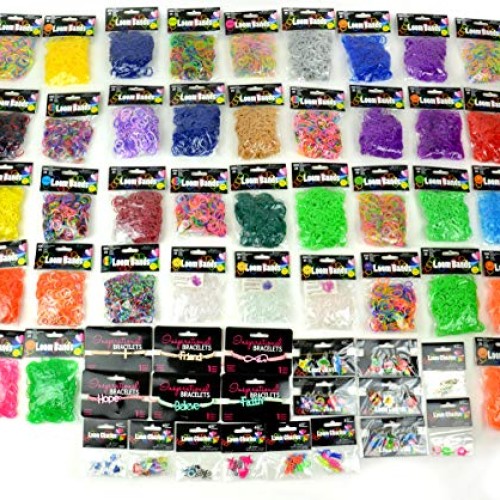 17,774+ Premium Rainbow Color Loom Bands- Kids Crafts - Craft Kit ...