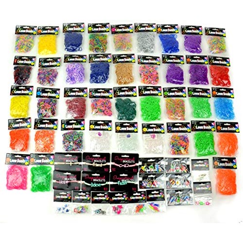 17,774+ Premium Rainbow Color Loom Bands- Kids Crafts - Craft Kit ...