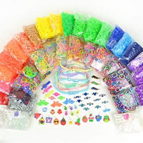 17,774+ Premium Rainbow Color Loom Bands- Kids Crafts - Craft Kit ...