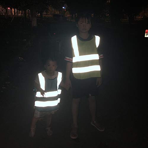 Dazonity Childrens High Visibility Safety Vest, High Visibility R...