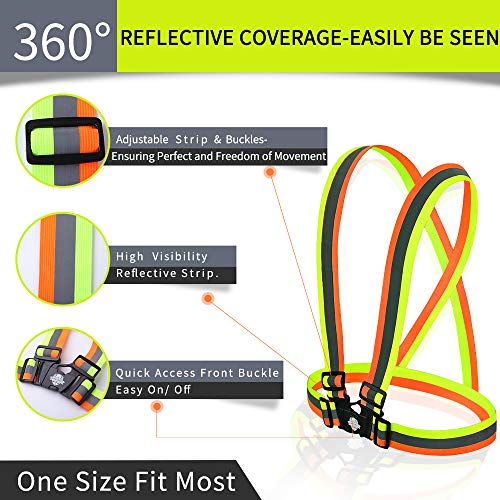Dazonity High Visibility Safety Vest ,Lightweight,Adjustable & Ela...