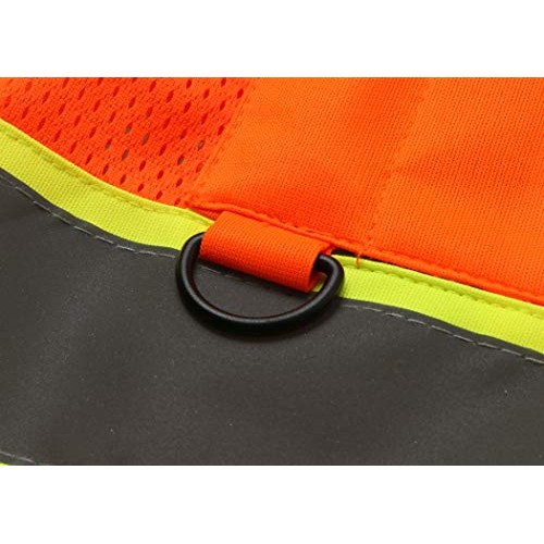 LOHASWORK Reflective Mesh Safety Vest - High Visibility Multi Pock...