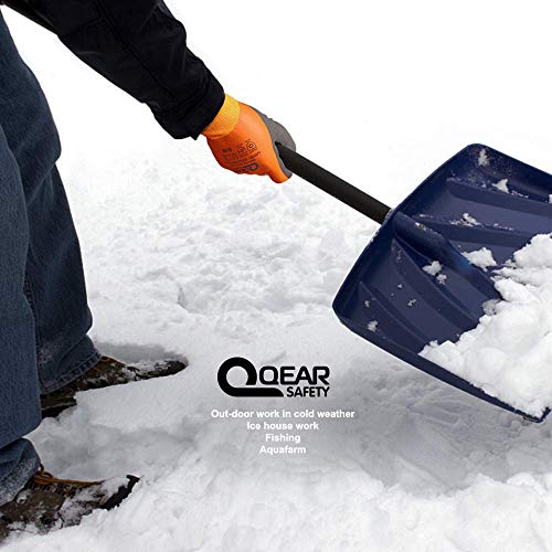 Thermal Winter Cold Resistant Work Gloves, Waterproof, Latex Coate...