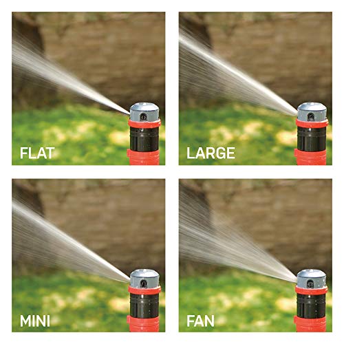 Eden 94123 4-Pattern Adjustable Mobile Rotary Gear Drive Sprinkler...