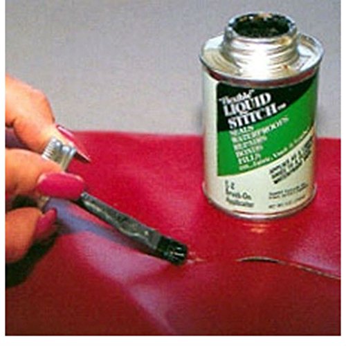 Liquid Stitch Flexible Repair Adhesive Leather Vinyl Canvas Fabric...