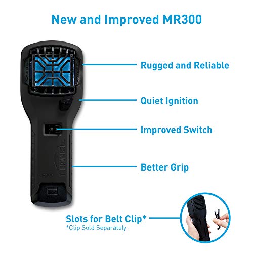 Thermacell MR300 Portable Mosquito Repeller Black Contains Fuel Ca...