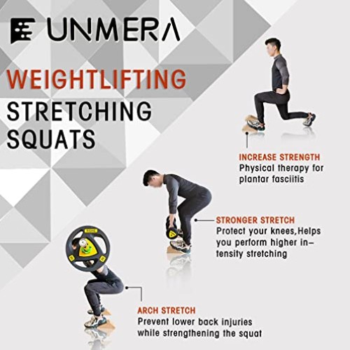 Cork Squat Wedge Block 2PCS Non Slip Professional Squat Ramp,Squat...