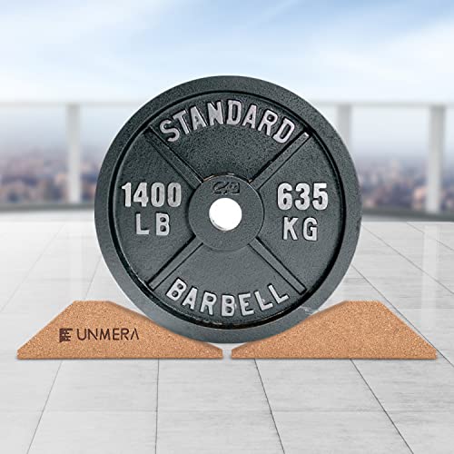 Cork Squat Wedge Block 2PCS Non Slip Professional Squat Ramp,Squat...