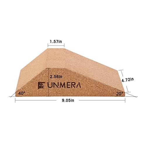 Cork Squat Wedge Block 2PCS Non Slip Professional Squat Ramp,Squat...