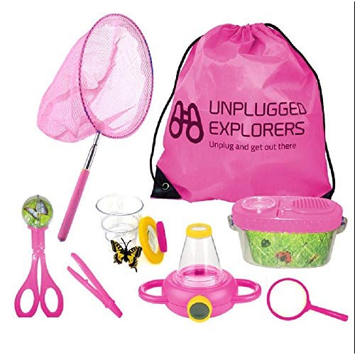 Unplugged Explorers 10 Piece Bug Kit Pink