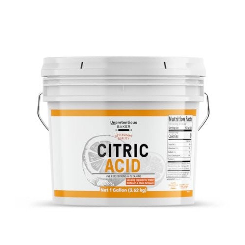 Unpretentious Citric Acid, 1 Gallon, Cooking & Cleaning, Natural &...