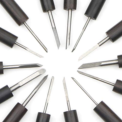 Unxuey 14Pcs Set Sandalwood Handle Manual Carving Knife DIY Tools ...