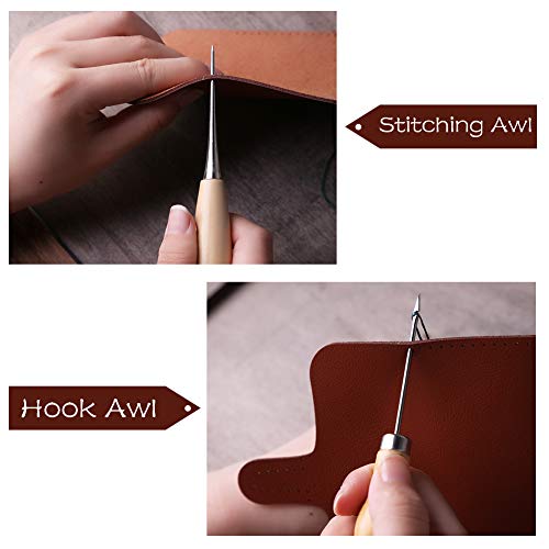 30 PCS Upholstery Repair Kit, Leather Sewing Repair Kit with Sewin...