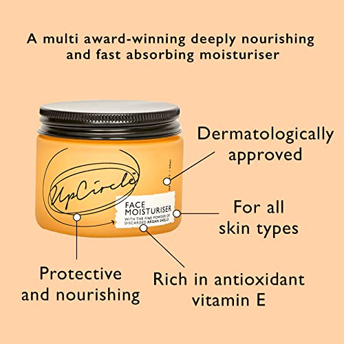 UpCircle Face Moisturiser with Argan Powder 1.7oz - Nourishing Day...