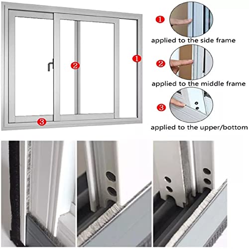 Weather Stripping Door Window Seal Strip 33 Ft, Selfadhesive Stron...