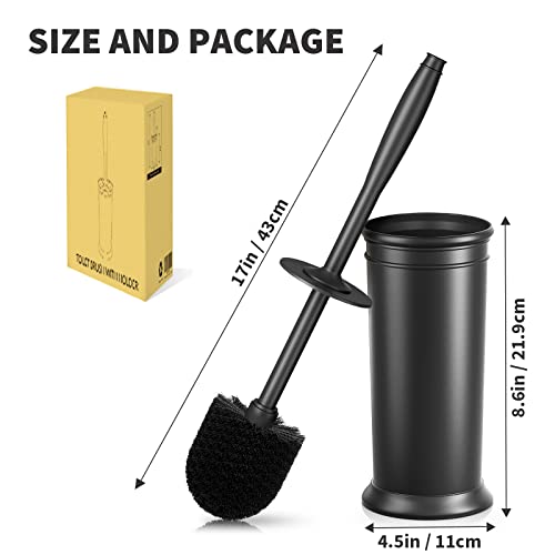 UPTRONIC Toilet Brush, Toilet Bowl Brush with Extra Long Handle Du...