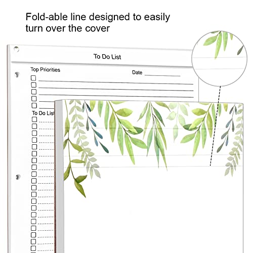 UpUDo To Do List Notepad 8.5 X 11, Daily Task Planner with Check...