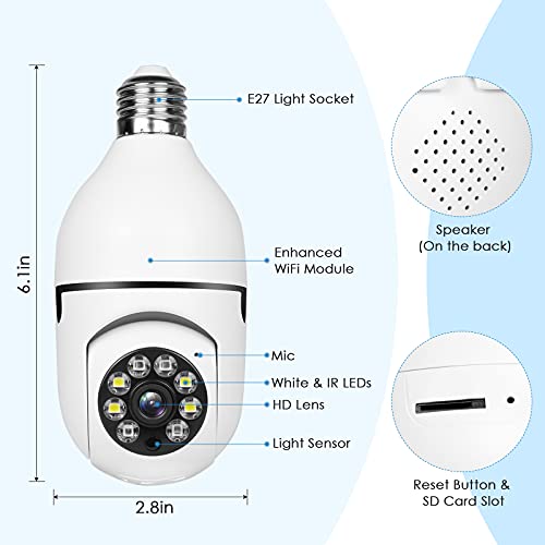 UPULTRA Security Camera 2packs 1080P Wireless WiFi Outdoor Home IP...