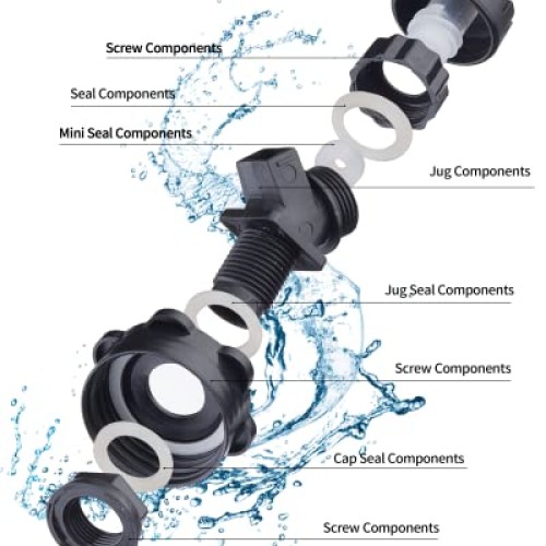 UPWOIGH 5 Gallon Water Jug, Camping Water Container,Truly No Leaka...