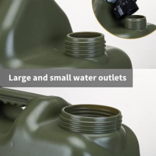 UPWOIGH 5 Gallon Water Jug, Camping Water Container,Truly No Leaka...