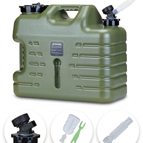 UPWOIGH 5 Gallon Water Jug, Camping Water Container,Truly No Leaka...