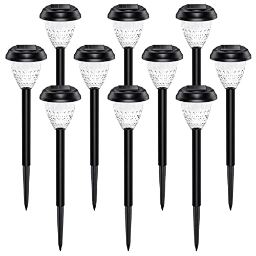 URAGO Super Bright Solar Lights Outdoor Waterproof 10 Pack, Dusk t...