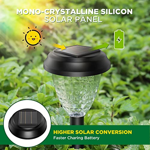 URAGO Super Bright Solar Lights Outdoor Waterproof 10 Pack, Dusk t...