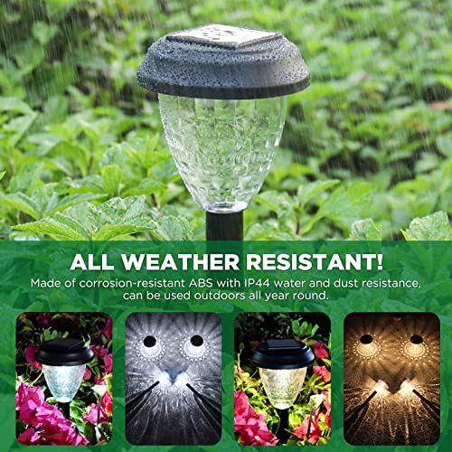 URAGO Super Bright Solar Lights Outdoor Waterproof 10 Pack, Dusk t...
