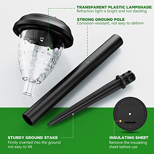 URAGO Super Bright Solar Lights Outdoor Waterproof 10 Pack, Dusk t...