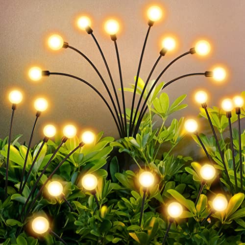 URAGO Super Bright Solar Powered Firefly Lights, High Flexibility ...