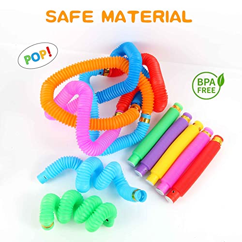 UrChoice 4th of July LED Light Up Pop TubesGlow Sticks,Glow Neckla...